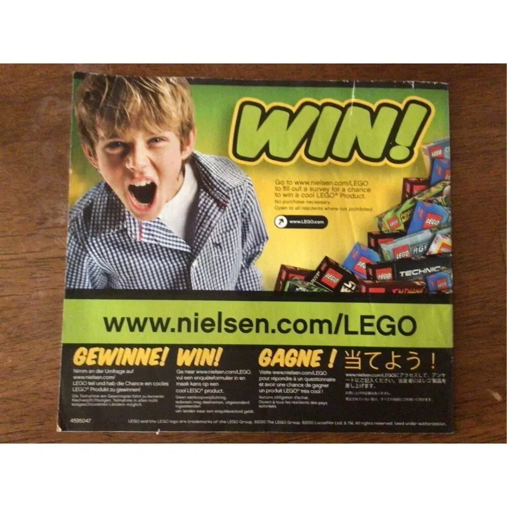 LEGO HERO Factory Rotor #7162 Instruction Manual Only (6005) - Picture 2 of 3
